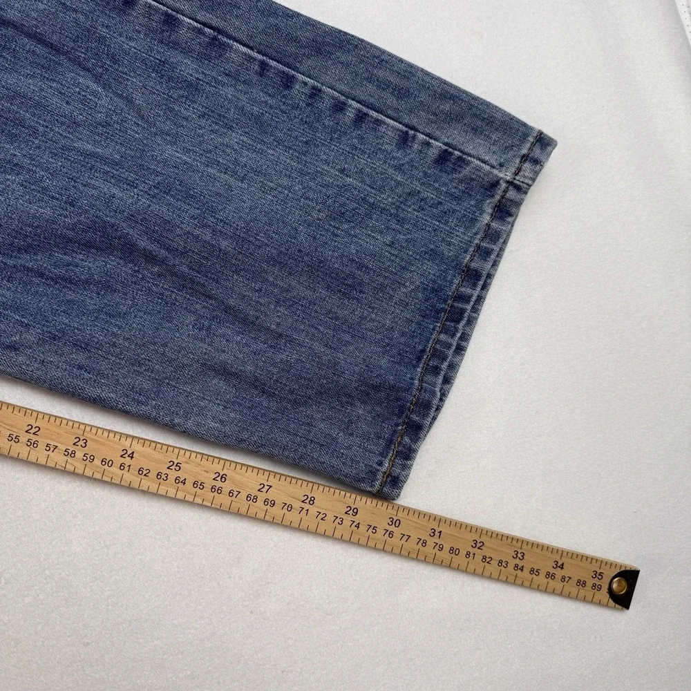 Levi's 569 Jeans Mens‎ Loose Fit Straight Leg Relaxed Size 44x32 Light Wash